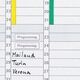 Zubehör für Jahreskalender