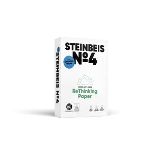 No. 4 - Evolution White - Recyclingpapier, A4, 80g, weiß, 500 Blatt, 1 St.