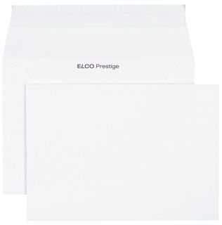 Briefumschlag Prestige - B6, 25 Stück, hochweiß, haftklebend, ohne Fenster, 1 St.