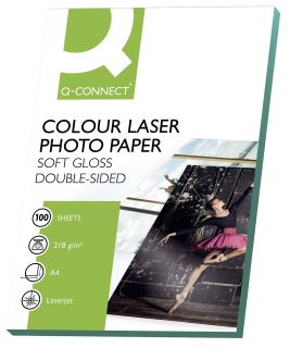 Colour Laser Fotopapier - A4, 210 g/qm, weiß, 100 Blatt, 1 St.