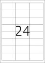 4262 Etiketten Premium - 64,6 x 33,8 mm, weiß, matt, Rand, 2400 Stück, 1 St.