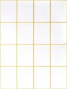3326 Universal-Etiketten - 38 x 29 mm, weiß, 384 Etiketten/24 Blatt, permanent, 1 St.