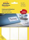 3334 Universal-Etiketten - 66 x 38 mm, weiß, 174...