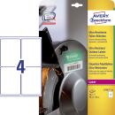 L7915-10 Ultra-Resistente Folien-Etiketten - A4, 20 Stück, 99,1 x 139 mm, 10 Blatt weiß, 1 St.