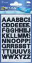3780 Buchstaben-Etiketten - A-Z, 9,5 mm, schwarz,...