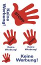 3741 Hinweis-Etikett "Stop-Keine Werbung",...