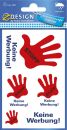 3741 Hinweis-Etikett "Stop-Keine Werbung",...