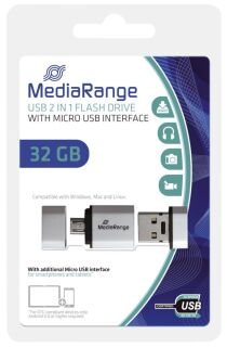 USB Mobile 2 in 1 OTG USB-Stick 32GB, 1 St.