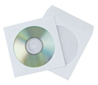 CD-Papierhüllen - weiß, 1 St.