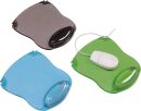 Mousepad mit Handgelenkauflage - grau-transparent, 1 St.