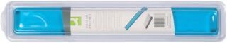 Gel-Tastatur-Handgelenkauflagen - blau-transparent, 1 St.