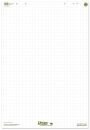 Flipchart-Block - 68 x 99 cm, kariert, 80 g/qm, 20 Blatt,...