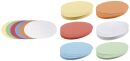 Moderationskarte - Oval, 190 x 110 mm, sortiert, 500...