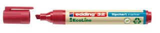 32 Flipchartmarker EcoLine - nachfüllbar, 1 - 5 mm, rot, 1 St.