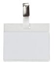 Namensschilder - mit Clip, oben offen, 90 x 60 mm, 1 St.