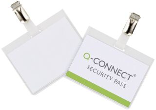 Namensschilder - mit Clip, geschlossen, 90 x 60 mm, 1 St.