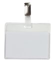 Namensschilder - mit Clip, geschlossen, 90 x 60 mm, 1 St.