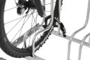 Bike Rack 4055 BR für Balloon® Bikes und Mountainbikes, Feuerverzinkter Stahl, 5 Einstellplätze