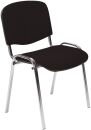 Besucherstuhl ISO CR - ohne Armlehnen, schwarz, 4 St.