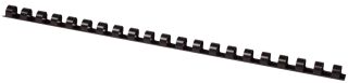 Plastik-Binderücken, 10 mm, für 65 Blatt, schwarz, 100 Stück, 1 St.