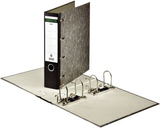 Doppelordner A4, 2 x A5 quer, 75mm, schwarz, 1 St.