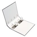 Doppelordner - 2x A5 quer, 70 mm, Wolkenmarmor, schwarz,...