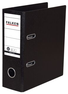 Ordner - A5 hoch, 80mm, Hartpappe, schwarz, 1 St.