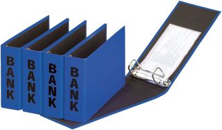 Bankordner Color-Einband - A5 , 50 mm, Color Einband, blau, 1 St.