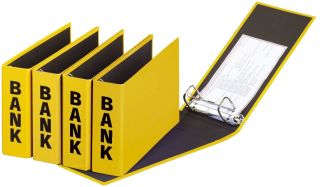 Bankordner Color-Einband - A5 , 50 mm, Color Einband, gelb, 1 St.