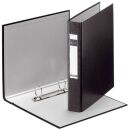 4213 Standard Ringbuch - A5, 25mm, 2 Ringe, PP, schwarz,...
