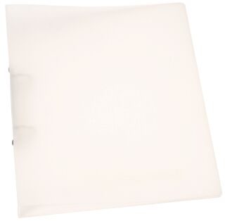 Ringbuch transparent - A4, 2-Ring, Ring-Ø 25 mm, transparent, 1 St.