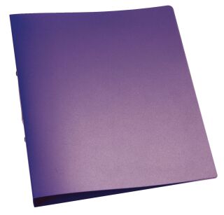Ringbuch transparent - A4, 2-Ring, Ring-Ø 25 mm, violett-transparent, 1 St.