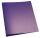 Ringbuch transparent - A4, 2-Ring, Ring-Ø 25 mm, violett-transparent, 1 St.