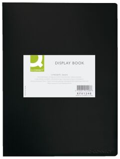 Sichtbuch - 10 Hüllen, Einband PP, 450 mym, schwarz, 1 St.