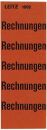 1502 Inhaltsschild Rechnungen, selbstklebend, 100...