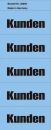 Inhaltsschilder Kunden - Beutel mit 100 Stück, blau,...