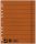 Trennblätter durchgefärbt - A4 Überbreite, orange, 100 Stück, 1 St.