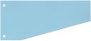 Trennstreifen Trapez - 190 g/qm Karton, blau, 100...