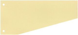 Trennstreifen Trapez - 190 g/qm Karton, gelb, 100 Stück, 1 St.
