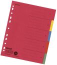 Zahlenregister - 1-5, Karton farbig, A4, 5 Farben,...