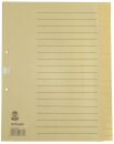 Register - blanko, A4, Papier, 20 Blatt, chamois, 1 St.