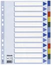 Register - blanko, A4, PP, 12-teilig + Deckblatt, farbig,...