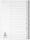 Register - A - Z, PP, mit Index, A4, 24 Blatt, grau, 1 St.