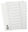 Zahlenregister - 1 - 10, PP, A4, 10 Blatt, weiß , 1...