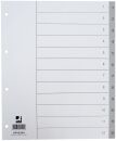 Zahlenregister - 1 - 12, PP, A4 Überbreite, 12...