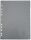 Zahlenregister - 1 - 5, PP, A4, 5 Blatt, grau, 1 St.