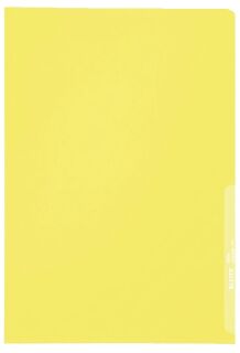 4000 Standard Sichthülle A4 PP-Folie, genarbt, gelb, 0,13 mm, 10 St.