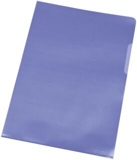 Sichthülle - A4, 0,12 mm, genarbt, 10 Stück, blau, 1 St.