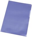 Sichthülle - A4, 120 mym, genarbt blau, 100...