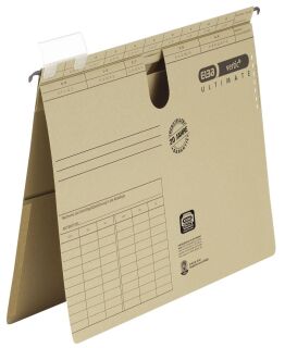 Hängehefter  vertic® ULTIMATE® - A4, 240 g/qm, kfm. Heftung mit Tasche, 50 St.
